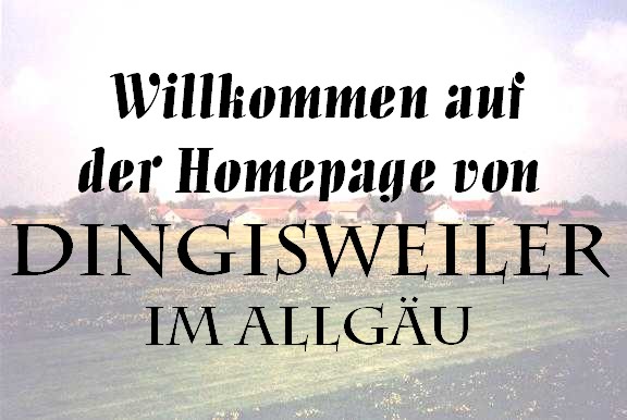 Willkommen auf dingisweiler.de